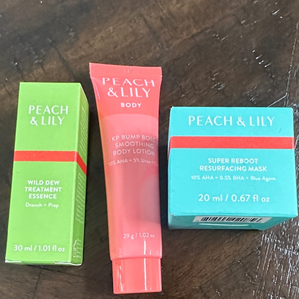 Peach & Lily sample set